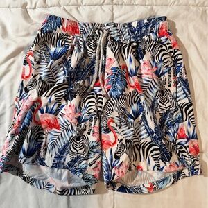 H&M Multicolor Tropical Print Men's Shorts